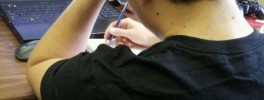 *Frustration of writing